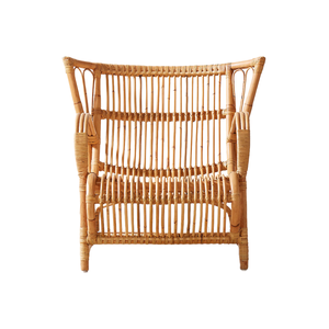 New Release Wicker Rattan Lounge Chair Vintage Design Rattan Relaxing Chair for Home <b>Outdoor</b> Garden - Product Image 1