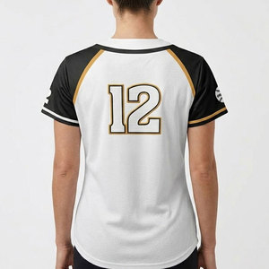 Maillot de softball pour femmes athlétiques avec tissu extensible, toucher doux et matière idéale pour les sports et compétitions en plein air - Product Image 4