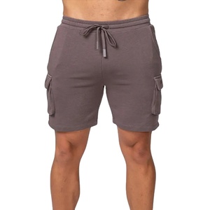 กางเกงขาสั้นคาร์โก้ผู้ชาย ผ้าสแปนเด็กซ์/โพลีเอสเตอร์ พิมพ์ลาย มีกระเป๋า ระบายอากาศ แห้งเร็ว เอวสูง ซิปหน้า เหมาะสำหรับออกกำลังกายในฤดูใบไม้ร่วง - Product Image 1