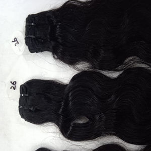 NATURAL WAVE HAIR BUNDLES INDIENS NON TRAITÉS CHEVEUX CRUS NATURELS STRAIGHT WAVE FRISÉS - Product Image 1