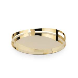 ถาดเสิร์ฟเหล็กดีไซน์แบบโบราณสุดหรูถาดเสิร์ฟขอบทองรูปทรงปรับแต่งได้ถาดเหล็กสำหรับจัดเลี้ยง - Product Image 1