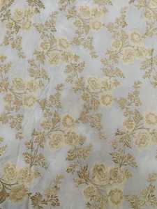 Telas de Mezcla de Seda y Algodón Brocado de Lujo Hechas a Medida, Peso Medio, con Patrones Ornamentales, Textura Rica y Brillo Elegante para - Product Image 2