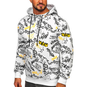 OEM Men's Casual Pullover <b>Hoodie</b> <b>Long</b> Sleeve Winter Thick Cotton Printed Sublimation Clothing Plain Dyed <b>Hoodie</b> with Oem - Product Image 4