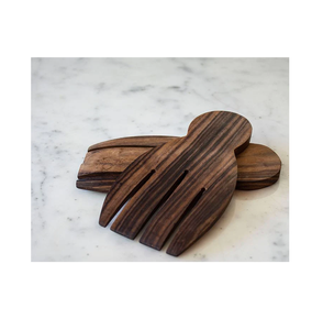Real Wood <b>Hand</b> Handle Serving Salad Spoon Wooden Salad Servers Spoon and Hot Sale Product - Product Image 5