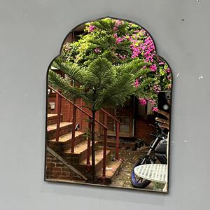 Miroir mural décoratif pour la maison, finition noire - Product Image 3