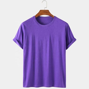 เสื้อยืดผ้าฝ้ายแท้ 100% สำหรับผู้ชาย ผู้หญิง แบบยูนิเซ็กซ์ สวมใส่สบาย ระบายอากาศได้ดี แห้งเร็ว คอเปล่า แขนสั้น รับสกรีนโลโก้ - Product Image 1