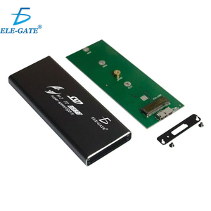 Aluminum Adapter Converter Case for M.2 NVMe <b>SSD</b> Mini NGFF SATA to USB 3.0 10Gbps Transfer Rate for <b>External</b> Application - Product Image 1