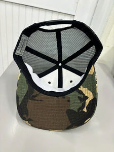 Gorras Trucker de Camuflaje de Alta Calidad, Ajustables, de 6 Paneles, con Logotipo 2D/3D Bordado Personalizado, para Exteriores, con Tela de Camuflaje y Malla - Product Image 5