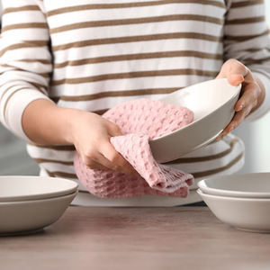 Colorful Pure Cotton Printed Dish <b>Towel</b> Ideal for Drying Dishes and Everyday Kitchen Cleaning - Product Image 1