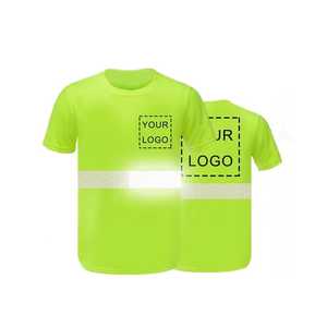 เสื้อยืดผู้ชายแห้งเร็วระบายอากาศได้ดีแถบสะท้อนแสงสำหรับใส่ทำงานแสดงภาพได้ดีโลโก้ตามสั่ง - Product Image 6