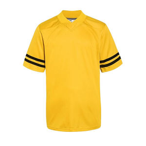 2025 à la mode unisexe maillot de football haute qualité col en v Football entraînement vêtements de sport solide couleur unie pour hommes adultes personnalisable - Product Image 1