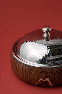 หม้อทำอาหารสไตล์อาหรับทำจากไม้ - Product Image 2