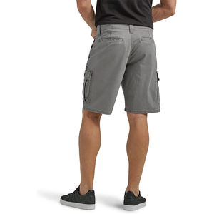 Shorts de course pour hommes en molleton de coton 100% en gros pantalons décontractés sur mesure Shorts pour hommes teints en plaine à motif solide - Product Image 6