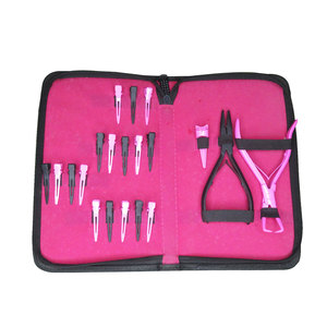 Kit de herramientas de extensión de cabello al mejor precio al por mayor de fábrica con alicates de apertura más cercanos - Product Image 1