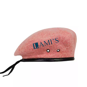Custom Color Men Ceremonial Knit Wholesale <b>Beret</b> Ceremonial <b>Beret</b> Hat 100% Wool <b>Beret</b> Cap - Product Image 3