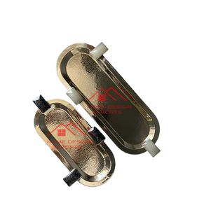 Plateau de service en métal de forme carrée en métal de coulée en aluminium 2025 plateau de service en métal de meilleure vente - Product Image 6