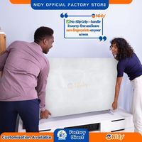 Housse de protection jetable NIDY en non-tissé pour téléviseurs et cadres muraux - Protection hydrofuge, anti-poussière et écologique pour téléviseurs et cadres muraux