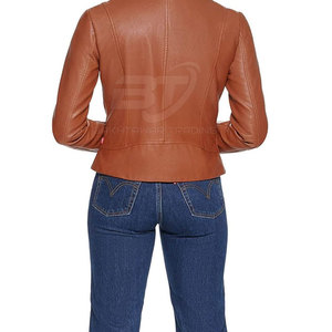 Nouvelle arrivée, veste en cuir Rexine de haute qualité pour femmes, nouveau design, veste en cuir véritable pour la vente en ligne - Product Image 4