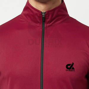 Ropa informal Traje para correr Nuevo diseño Conjunto de traje para correr Algodón Poliéster Hecho Traje para correr de color de contraste de la mejor calidad - Product Image 5