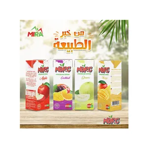 Factory Price High Quality Egypt Origin Export 100% Pure and Natural Fruit & Vegetable Juice for Wholesale Purchasers