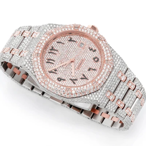 Venta al por mayor de relojes de lujo Moissanite | VVS Iced Out Skeleton Presidential Diamond Tester - Product Image 3