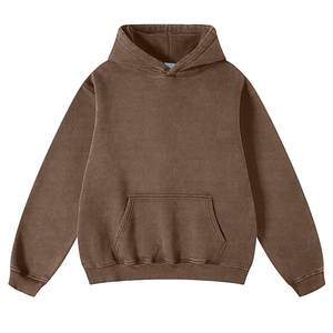 Commande en gros Chemise à capuche baggy avec manches tombantes poche avant généreuse idéale pour les rencontres décontractées ou les moments de détente - Product Image 5