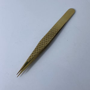 Pince à épiler faux cils pince à épiler personnalisée fournitures d'extension de cils pince à épiler à pointe de fibre - Product Image 3