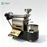 Machine à torréfier les grains de café en acier inoxydable pour café, machine à torréfier les grains de café