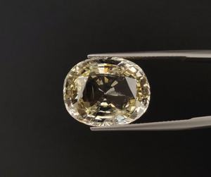 Saphir jaune naturel de qualité supérieure sans chaleur coupe ovale 20.40 carat taille de bague septembre pierre de naissance pour bague et astrologie - Product Image 1