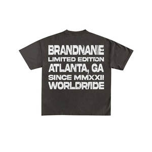 Camiseta con estampado de estilo atrevido y llamativo para hombre, Camiseta con estampado de algodón personalizado para hombre, comodidad diaria relajada - Product Image 3