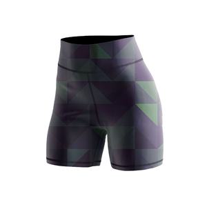 Vente en gros de jupes de gymnastique personnalisables taille haute pour femmes, short de course à pied en polyester respirant pour athlétisme, yoga et motard - Product Image 1