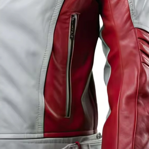 2026 meilleur Design hommes professionnel en cuir moto veste toile col rabattu séchage rapide respirant en gros - Product Image 4