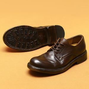 Mocasines de Cuero Vacuno Tejidos a Mano para Hombre con Borla, Zapatos de Vestir Casuales de Negocios de Moda Coreana - Product Image 3