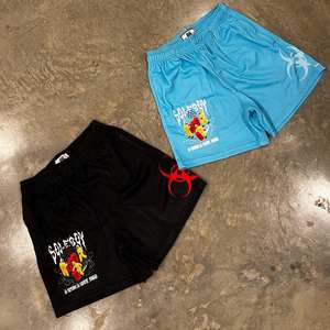 Pantalones cortos de malla de verano personalizables para hombre, gran oferta, con estampado de sublimación, logotipo bordado, forro de diseñador, conjuntos de longitud corta - Product Image 3