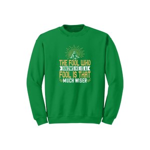 Sweat-shirt en mélange de coton avec des thèmes de bouddha imprimés Style décontracté 12 options de couleur 260-280 Placement de conception personnalisable GSM lourd - Product Image 1