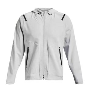 Chaqueta Cortavientos de Secado Rápido con Cuello Alto, Logotipo Frontal, Talla Grande, Etiqueta Personalizada, Ropa Deportiva, Traje Deportivo de Nailon - Product Image 2
