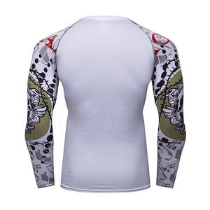 Chemises de compression les plus vendues pour hommes 100% coton Design à manches longues personnalisé à bas prix - Product Image 2