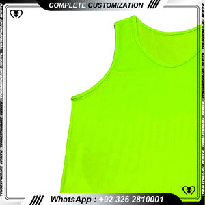 Wholesale College Sublimated Football Soccer Training Vests Soccer <b>Bibs</b> - Product Image 4