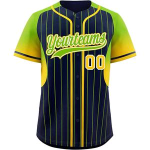 Elite Mesh Baseball Jersey Button Up Ajuste personalizado Camisa de softbol de secado rápido Estilo juvenil Tackle Twill Bordado Sublimación EE. UU. - Product Image 1