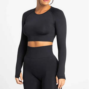 Conjunto Deportivo de 2 Piezas para Mujer, Moda, Color Sólido, Cuello Redondo, Top y Pantalones Cortos, Ropa de Primavera/Verano, Lavado, 100% Algodón, Transpirable, BY HI - Product Image 2