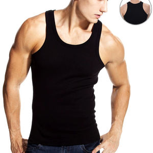 Camiseta de Gimnasio para Hombre 100% Algodón, Corte Ajustado, Canalé, Transpirable, Personalizable - Product Image 4