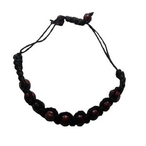Crystal <b>bracelet</b> Red Wood Thread Round <b>Beads</b> <b>Bracelet</b> 8mm Stone Gemstone Fashion <b>Men</b> and Women Gift Energy - Product Image 3