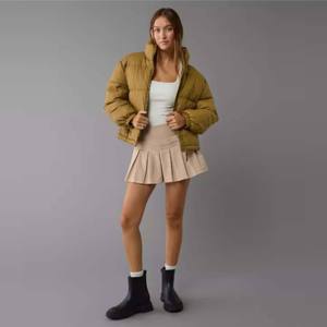 Veste matelassée olive pour femmes | Vêtements d'extérieur d'hiver tendance et confortables - Product Image 2