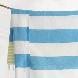 Mediterenean peshtemal-ขายส่งผ้าขนหนูชายหาดตุรกีสีแดงน้ำเงินธงชาติอเมริกันสีรุ้งทำในตุรกี - Product Image 5