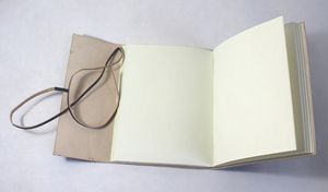 Cuaderno de Papel de Algodón Reciclado Hecho a Mano de Alta Calidad, Encuadernación Cosida TC Azul Sublimada, Diario Personalizable Promocional - Product Image 3