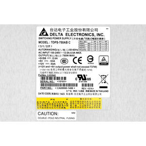 CA05950-1456 FUJITSU Fuente de Alimentación de 750W para FUJITSU ETERNUS DX80 S2 Reacondicionada - Product Image 4