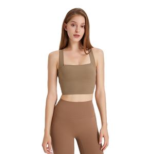 Nuevo Diseño de Sujetador Deportivo Transpirable con Espalda Cruzada y Soporte Alto para Mujer, con Logotipo Personalizado para Gimnasio y Fitness - Product Image 4