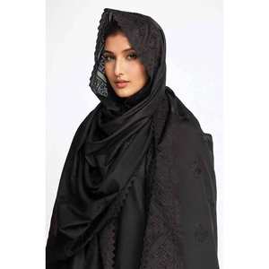 ผ้าคลุมไหล่ปักลาย Georgette รุ่น DP-42005 สำหรับชุดอินเดีย ปากีสถาน ซัลวาร์ คามีซ โจลี เลเฮนกา โจลี สำหรับชุดสไตล์อินเดีย ปากีสถาน - Product Image 2