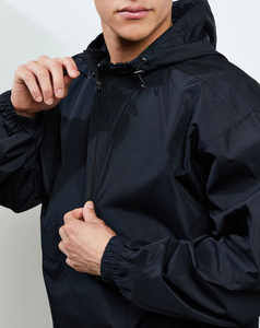 Veste coupe-vent quart fermeture éclair Soft Shell coupe-vent pour hommes veste coupe-vent de sport personnalisée de haute qualité pull veste pour hommes - Product Image 4