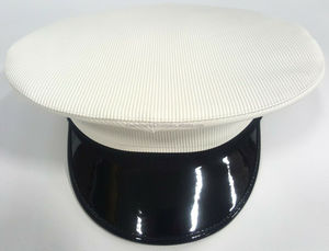 Casquette d'officier multicolore de haute qualité Casquette en laine unisexe avec des chapeaux d'officier réglables en tissu de haute qualité - Product Image 2